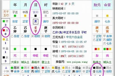 命盤五行|生辰八字五行查詢，五行八字查詢，生辰八字五行分析…